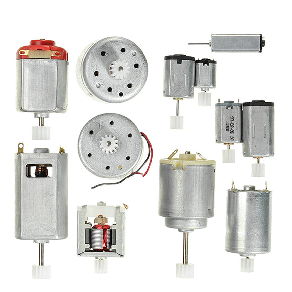 5 Sets 12 Kinds Motor Gear Pack DIY Model Parts Micro DC Motor