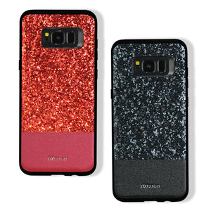 DZGOGO Diamond Bling PU Leather Protective Case for Samsung Galaxy S8