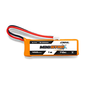 4PCS CNHL MiniStar 450mAh 3.7V 1S 70C Lipo Battery With PH 2.0 for EMAX TinyHawk