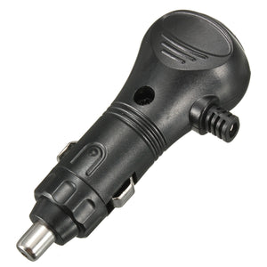 Car Lighter Charger Socket Plug Connector LED On Off Switch Male Black 12V DC