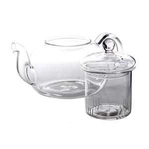 800 mL Heat Resistant Glass Tea Pot Flower Tea Set Puer kettle Coffee Teapot Office Home Teaset