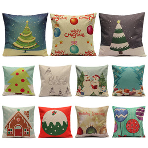 Christmas Candy Series Pillow Cases Home Sofa Square Cushion Cover