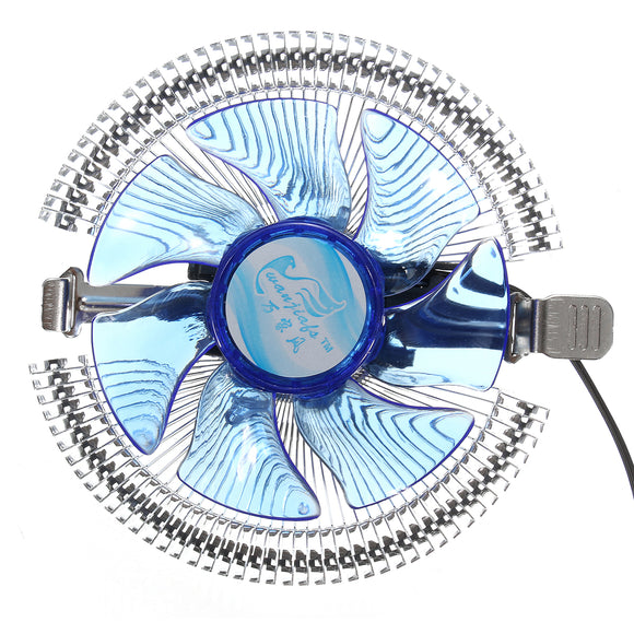 Quiet Blue LED CPU Cooler Fan Heat Sink for Intel LGA775 1155/1156 i3/i5/i7 AM2 AM3