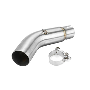 Exhaust Muffler Middle Mid Link Pipe Motorcycle Slip on For Suzuki GSR750 2011-2015