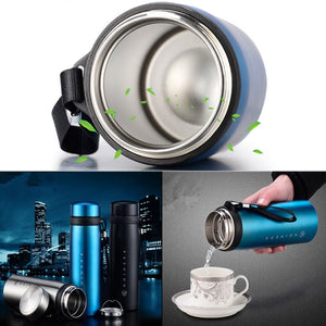 650/900ml Stainless Steel Vacuum Flask Water Bottle Thermo Coffee Travel Mug Cup