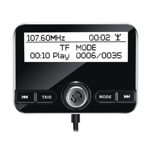 LCD Car DAB Receiver Tuner Adapter bluetooth Transmitter+Antenna