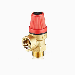 TMOK DN15 1/2'' 3Bar/6Bar Female Male Brass Pressure Relief  Valve Pressure Control Safety Valve Switch Pressure Regulator for Wall-Hanging Water Heater