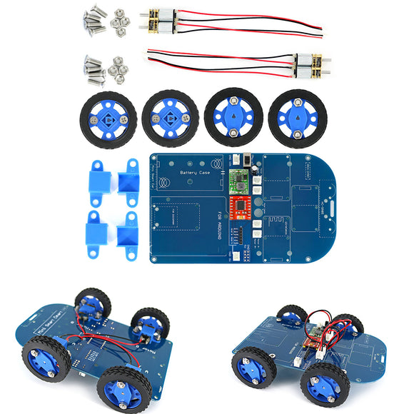 4WD Bluetooth Controlled Smart Robot Car Kit with N20 Gear Motor for Arduino