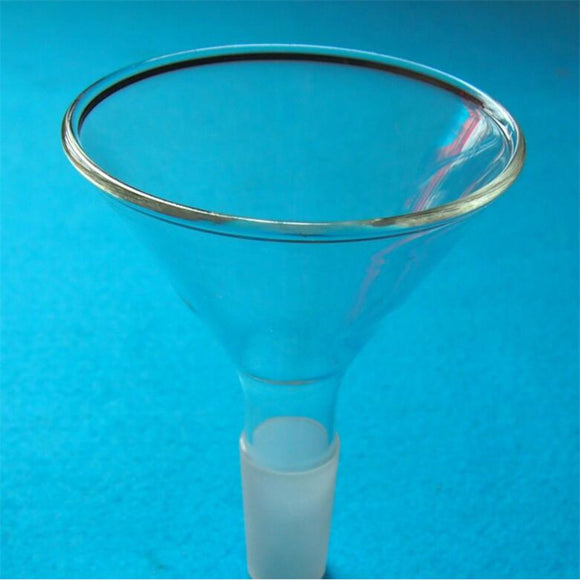 90mm 24/40 Glass Powder Funnel Laboratory Glassware 90mm Top Diameter