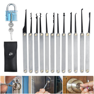 Training Unlock Tool Skill Set 30-Piece Unlocking Lock Pick Set Key Extrac