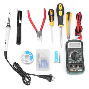 220V 55W Adjustable Temperature Fix Electric Welding Soldering Iron Tool Kit