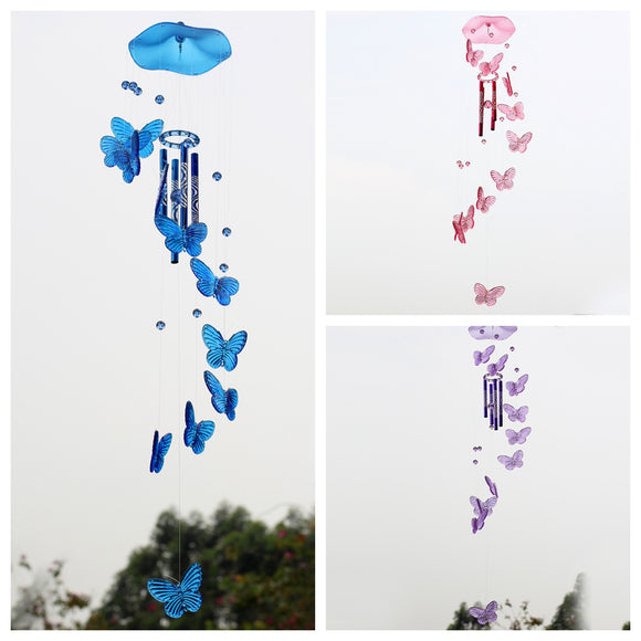 Butterfly Acrylic Wind Chime Campanula Sound Musical Instrument