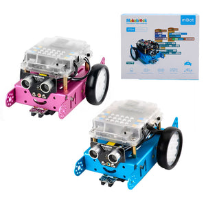 Makeblock mBot v1.1 STEM Educational Programmable bluetooth Connect Robot Car Kit with Blue/Pink