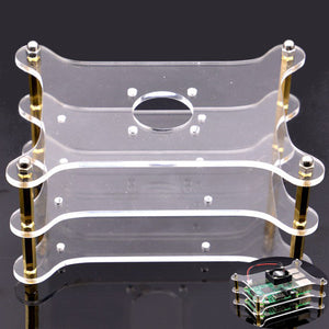 Transparent 2-Layer Acrylic Case For Raspberry Pi 3/B+ & Raspberry Pi 2 Model B