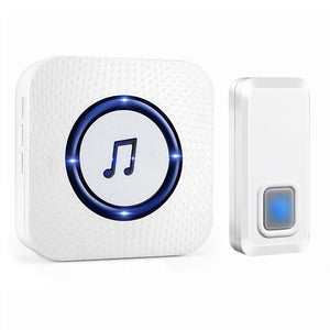 Wireless Chime Door Bell Waterproof 55 Ringtone 300M Range Alarm Doorbell IP55