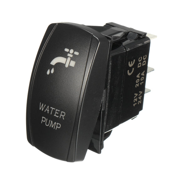 SPST 12V 20A 5Pin ON/OFF Rocker Toggle Switch Water Pump LED Rocker Switch