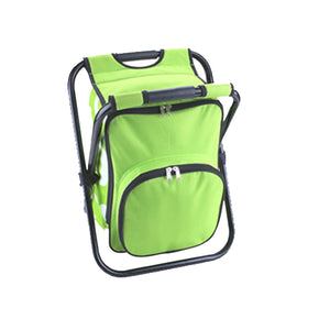 36x31x44CM Multifunctional Foldable Cooler Bag Chair Backpack Fishing Stool Chair for Fishing