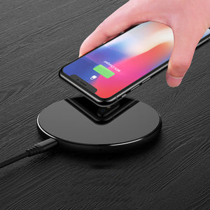 PZOZ 10W Qi Fast Charging Wireless Charger Pad For iPhone XR Xs X Max Xiaomi Mi8 Mi9 S9 S10 S10+