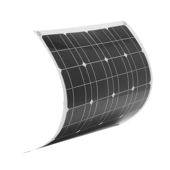 Elfeland EL-04 50W 12V 560*540mm Flexible Solar Panel + 1.5m Cable For RV Boat Battery Charger