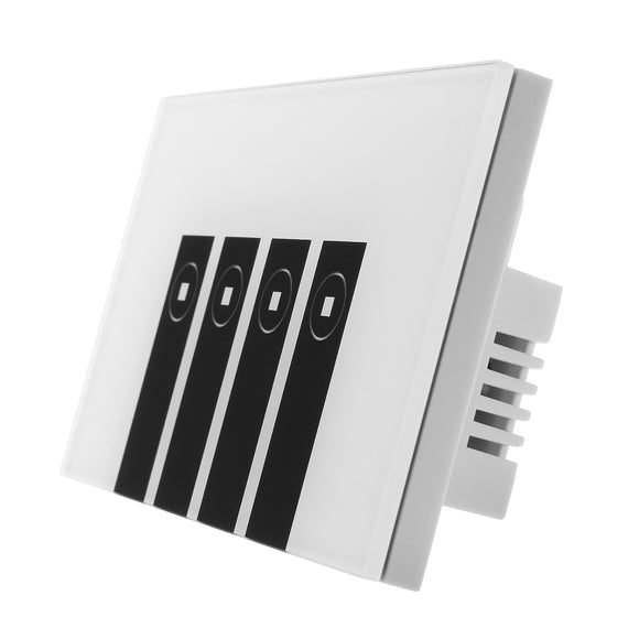 Smart WiFi Switch Touch Wall Switch Panel Remote Control Compatible with Echo Alexa Google Home