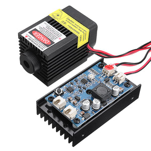 LA03-3500 450nm 3.5W Blue Laser Module TTL Modulation Fan Heat Sink for EleksMaker DIY Engraver