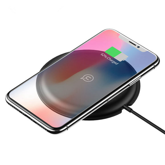 USAMS 10W LED Indicator Qi Wireless Charger Charging Pad With QC3.0/2.0 For iPhone X 8Plus S8 Note 8