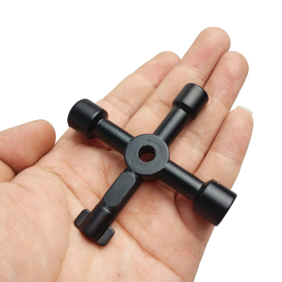 Universal Cross Key Triangle for Train Electrical Elevator Cabinet Valve Alloy