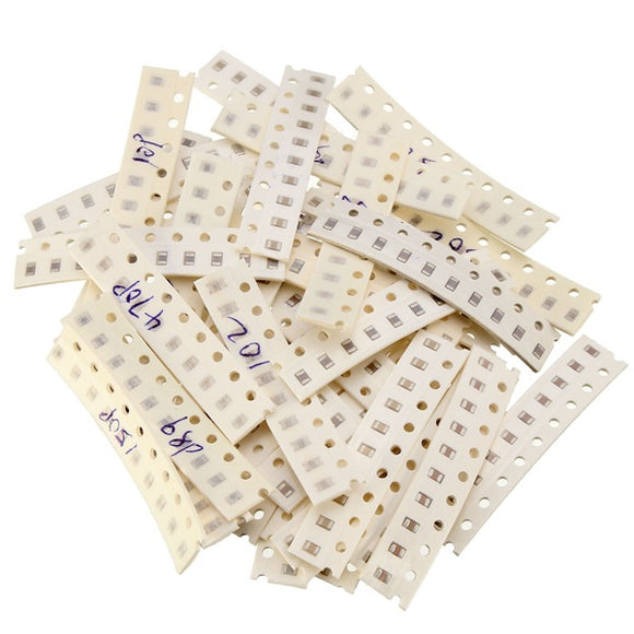 2300Pcs SMD 0805 (0-10M) 50 Value Resistor + (2.2pf-1uf) 40 Value Capacitor Kit Set