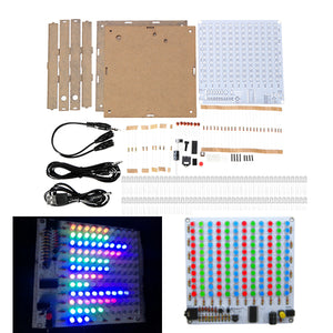 EQKIT 12*11 Audio Spectrum Level Indicator Kit Voice Activated Spectrum