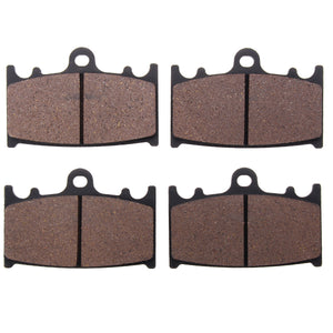 4pcs Front Organic Ceramic Brake Pads For Suzuki GSX-R600 GSXR600 1997-2003