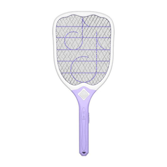 3000V 220V/50Hz USB Rechargeable Electric Mosquito Flying Swatter LED Electric Fly Killer