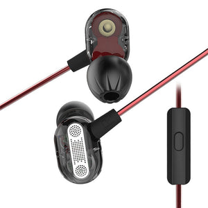 KZ ZSE HiFi Double Dynamic Driver 3.5mm Wired Noise Isolating Heavy Bass In-ear Earphone Headphone