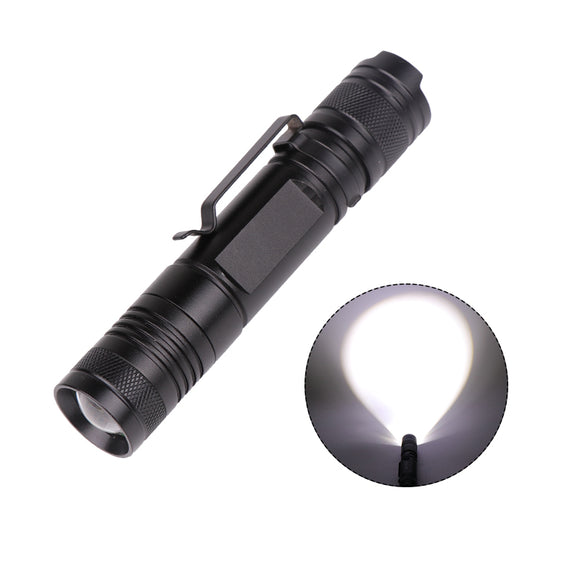 XANES 1123A T6 LED 5 Modes Telescopic Zoom USB Rechargeable Flashlight 18650