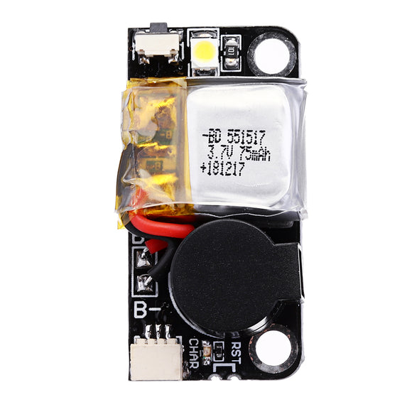 URUAV UR6 5V 110dB BB Alarm Buzzer Mini Tacker 36x18mm with Lipo Battery LED Light for RC Drone FPV Racing