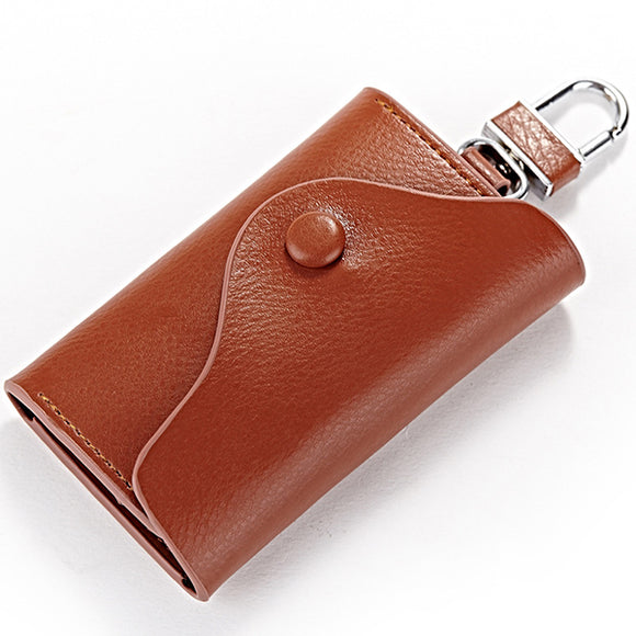 Quality Genuine Leather Functional Card Holder Key Bag For Men And Women