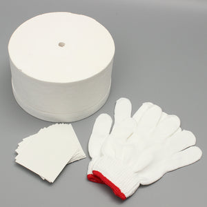 Microwave Kiln Set 1 Large Microwave Kiln 1 Pair White Cotton Gloves 10pcs Backing Paper