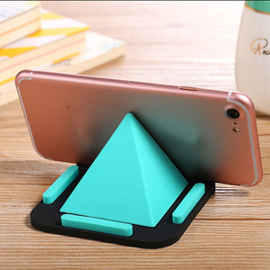 Universal Multi-angle Washable Anti-skid Mat Triangle Phone Tablet Holder