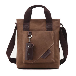 Men's Canvas Leisure Crossbody Bag Documents Computer Hand Bag