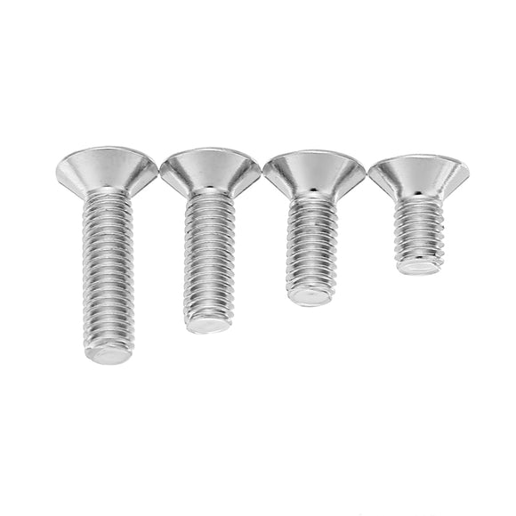 Suleve M3ASH5 10pcs M3 Hex Countersunk Flat Head Screws Alloy Steel Titanium Plated 12.9 Grade