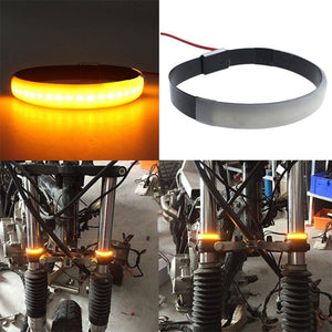 1Pcs SMD LED Strip Bike Motorcycle Car Fork Turn Signal Indicator Lights Blinker Lamp