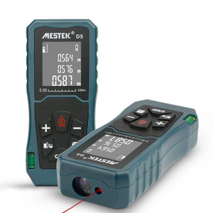 MESTEK D5 60M Laser Distance Meter Area Volume Measuring Reference Adjusting Data Record Rangefinder