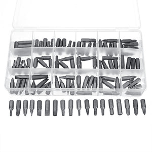 108pcs Screwdriver Bit Set Cross Torx Short Drill Screw Driver Multifunction Hex Pozidriv Magnetic Drill Bit