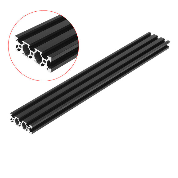 Machifit 200-1000mm Black 2060 V-Slot Aluminum Profile Extrusion Frame for CNC Tool DIY