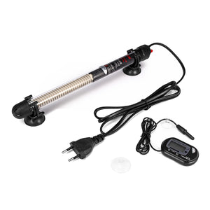 220V Aquarium Adjustable Submersible Water Heater Rod Fish Tank Thermometers