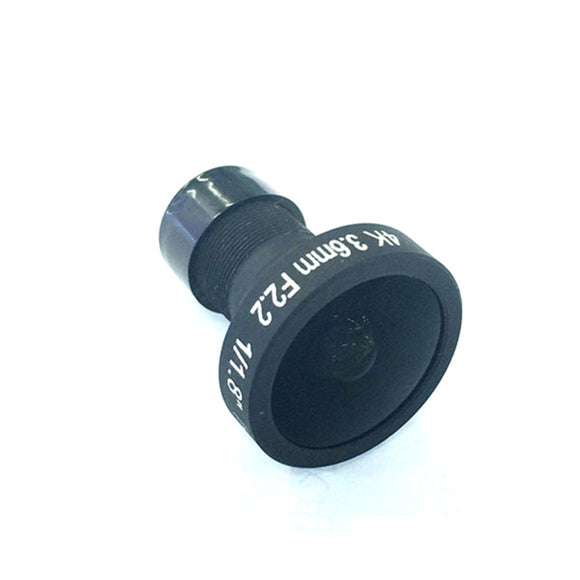 1/1.8'' 4K 3.6mm 8MP HD IR Blocked Wide Angle M12 FPV Camera Lens