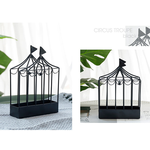 Nordic Style Iron Mosquito Coil Holder Vintage Insect Repellent Coil Starter Incense Dispeller Rack