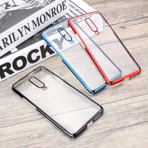 Bakeey Luxury Shockproof Elac-plating Transparent Hard PC Protective Case For OnePlus 7 PRO