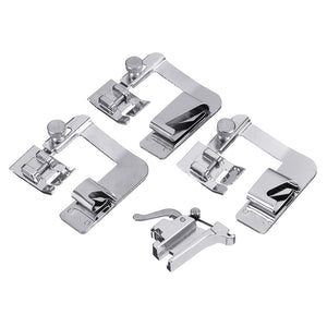 13/19/25mm Wide Roller Hemmer Hem Presser Foot for Juki Domestic Sewing Machine Set Part