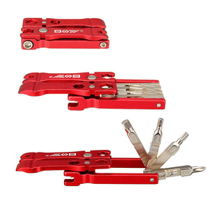 19 In 1 Multi Bicycle Repair Tool Screwdrivers Kit Wrench Set With T25 Spanner Tyre Lever