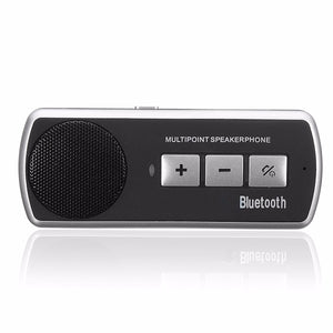 Wireless bluetooth Car Kit Hands Free Speaker Phone Visor Clip For iOS Android